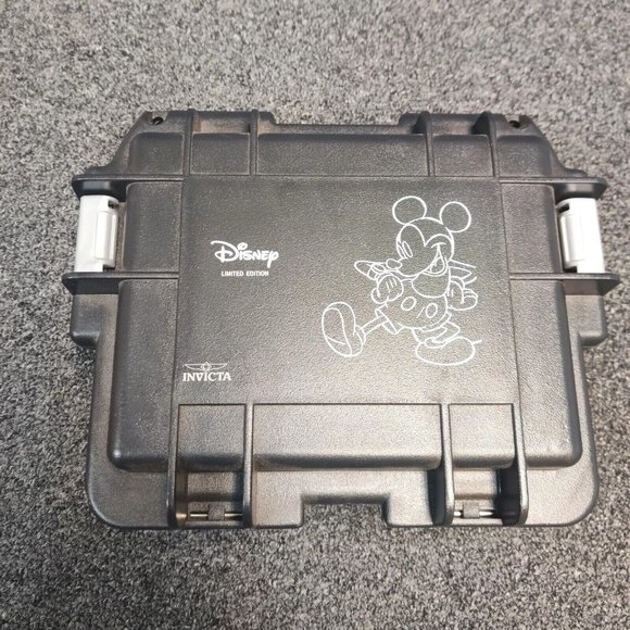 Invicta Disney Limited Edition Mickey Mouse Black 3-Watch Slot Hard Case Only - Picture 1 of 10
